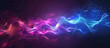 Vibrant pink and blue wavy abstract design