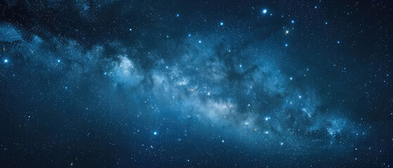 Wall Mural - starry night sky full of twinkling stars