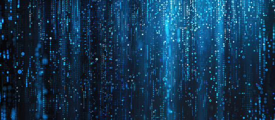 digital binary code matrix background