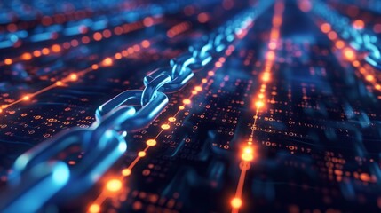 Blockchain decentralized data network background