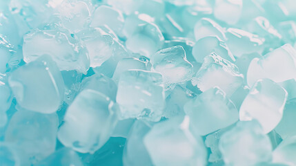 Wall Mural - ice cubes background