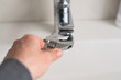 Fixing water faucet 