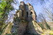 Ruine des Wohnturms der ehemaligen Burg Luttelnau an der Ruh bei Essen-Kettwig
