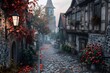 Quaint European Village - Charming cobblestone streets and historic architecture in a picturesque village.

