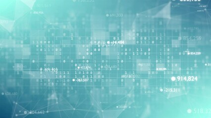 web digital data binary code background video