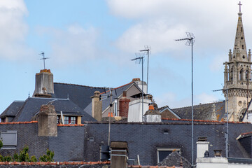 Wall Mural - view of the town