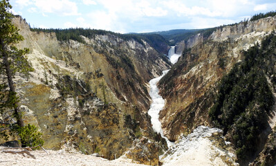 Sticker - Red Rock Point, Yellowstone, Wyoming, United States