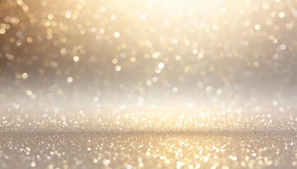 Wall Mural - silver glitter texture background blank shiny silver glitter background
