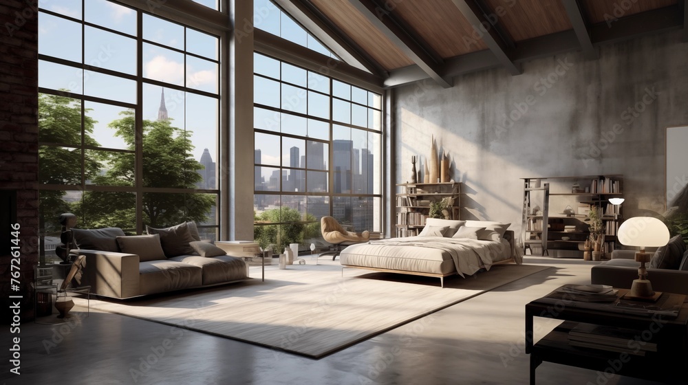 Industrial Warehouse Spaces - livethehalllofts.com - High-End Industrial Apartment Conversion