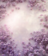 Pink blossom background, space for text. 