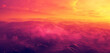 Radiant magenta and fiery orange hues blending into a dreamlike panorama. Copy space on blank labels.