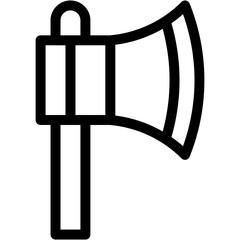 Axe, construction, equipment, tool, manual hatchet Icon