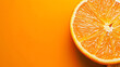 A bright orange background energizing and attention-grabbing for standout advertising.