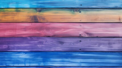 Rustic lgbt rainbow wood floor texture - abstract painted wall table background, seamless pattern