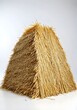 Straw Pile on White Background - Agriculture, Farming, Sustainability, Eco-Friendly Crafting Material