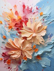 Fototapete - Watercolor backgrounds for artistic and creative content, Generative AI.