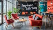 Trendy, Modern Office Space with Emphasis on Employee Learning
