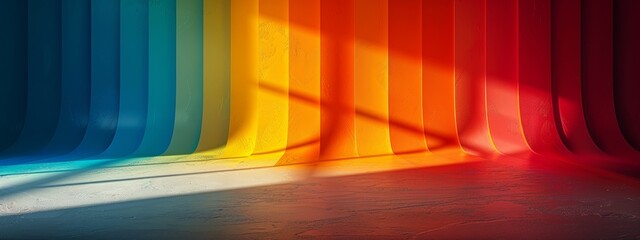 Wall Mural - background color abstract design stripe pattern line graphic retro blue. texture abstract color back