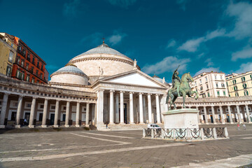 Wall Mural - Piazza del Plabiscito, Naples, Italy