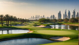 Fototapeta Do akwarium - Golf in Dubai 