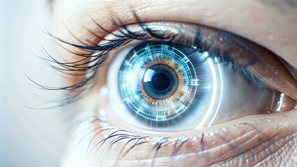 World's Eye: A Close-up View of Human Vision in Digital theme