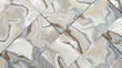 Tiled Marble Wall (3D Illustration)
