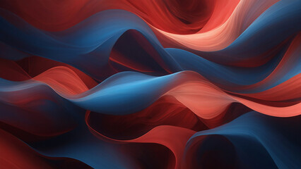 Wall Mural - Abstract background using red and blue gradients