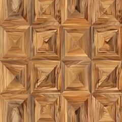 Wall Mural - Teak wooden seamless pattern texture