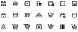 Set of Ecommerce icons