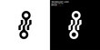 Vector design template of technology logo, blockchain, connection, dot, internet system, symbol icon creative EPS 10