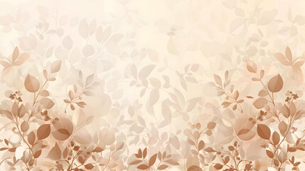 Boho shapes beige colors background  with empty space for texts. Creative boho wallpaper. 