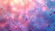 Dandelion Seeds Parachuting on Abstract Blurred Nature Background with Bokeh Pattern