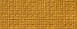 Texture of dark yellow background from woven textile material, macro. Structure of vintage fabric cloth