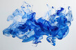 blue ink background material, Generative AI