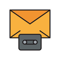 Canvas Print - Email Action Icon