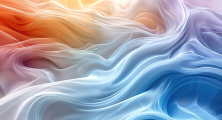 Poster - Examples of abstract color. Generative AI.