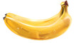 Ripe Yellow Banana on Transparent Background PNG