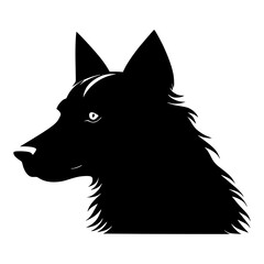 Poster - wolf head vector