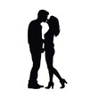 © vectorcyan - Romantic couple  silhouette