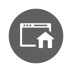 Homepage vector Icon.
