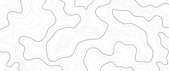 Wall Mural - topographic map pattern background vector. abstract mountain terrain map background with abstract sh
