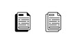 Columnist icon design with white background stock illustration
