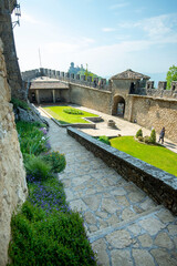 Wall Mural - Courtyard in Guaita Tower - San Marino