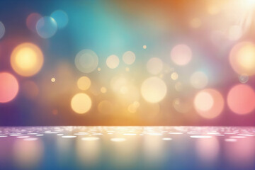 Canvas Print - Soft bokeh light blurred background