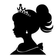 Wall Mural - princess  silhouette