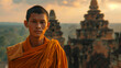 A portrait of young monk, ai
