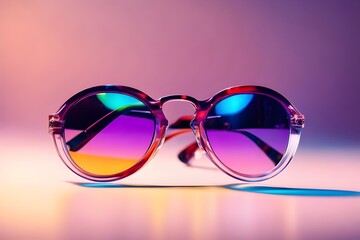 sunglasses on a white background