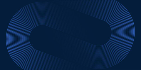 Modern Blue abstract horizontal banner background with glowing geometric lines. Suitable for covers, brochures, presentations, pamphlets. vector ilustration