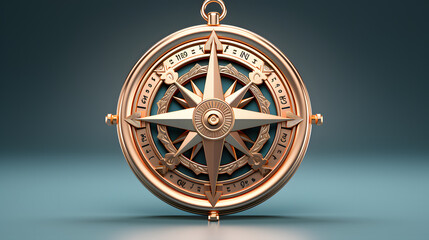 Poster - Compass Icon 3d