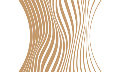 Poster - abstract geometric wave line pattern art vector illustration.